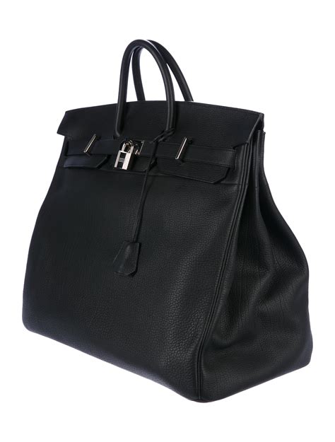 hermes birkin hac 50 cm|hermes birkin black bag price.